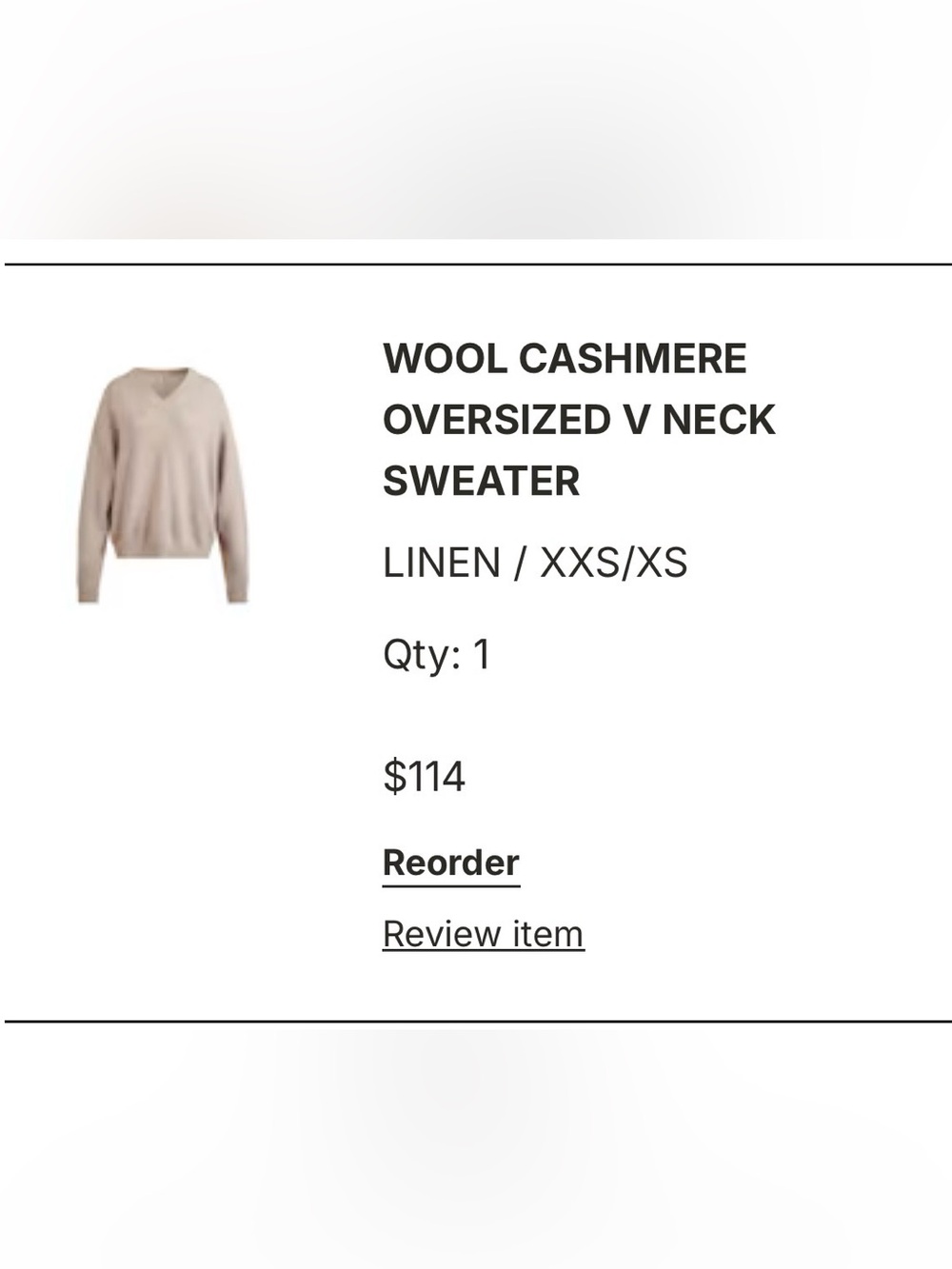 SKIMS Wool-Cashmere V-Neck Sweater - Linen